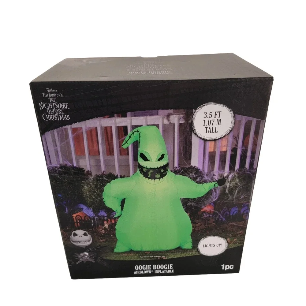 Disney Nightmare Before Christmas Oogie Boogie 3.5 FT Inflatable Yard Decor NIB
